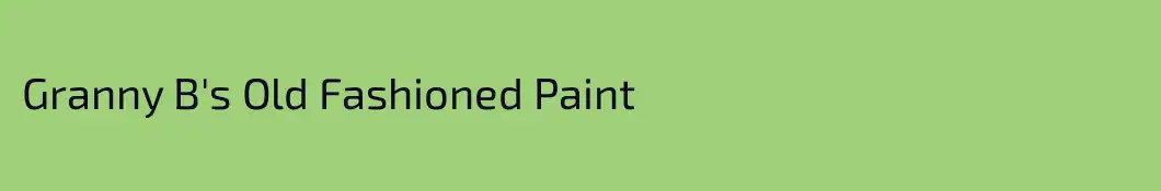Granny B's Old Fashioned Paint